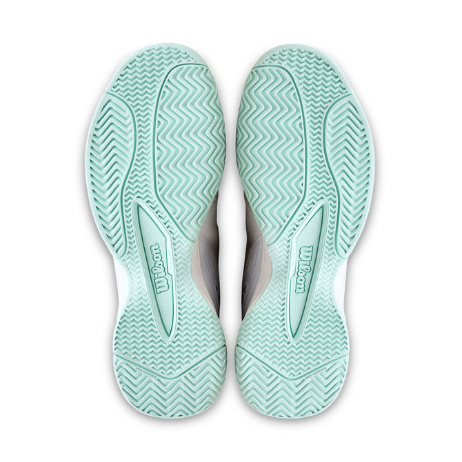 Wilson Rush Pro Junior Tennis Shoe - White/Bay/Skipper Blue