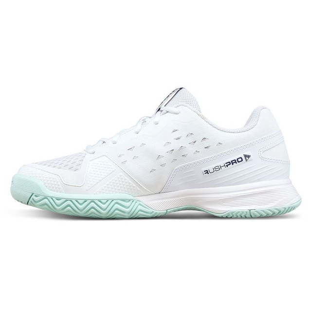 Wilson Rush Pro Junior Tennis Shoe - White/Bay/Skipper Blue - 5
