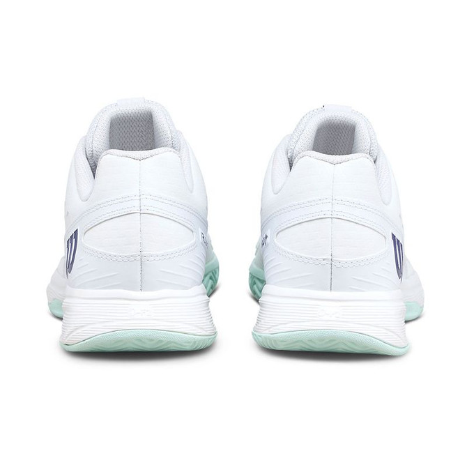 Wilson Rush Pro Junior Tennis Shoe - White/Bay/Skipper Blue - 9
