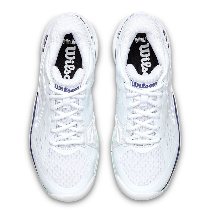 Wilson Rush Pro Ace Junior Tennis Shoe - White/Bay/Skipper Blue