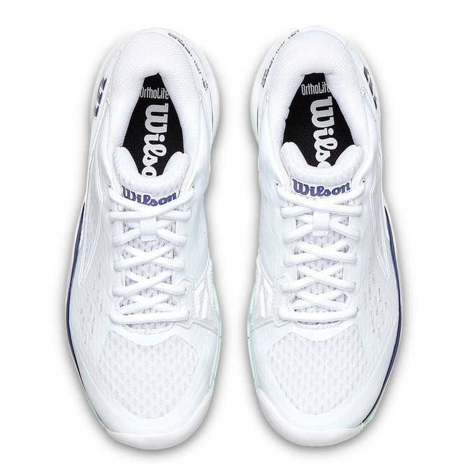 Wilson Rush Pro Ace Junior Tennis Shoe - White/Bay/Skipper Blue - 9