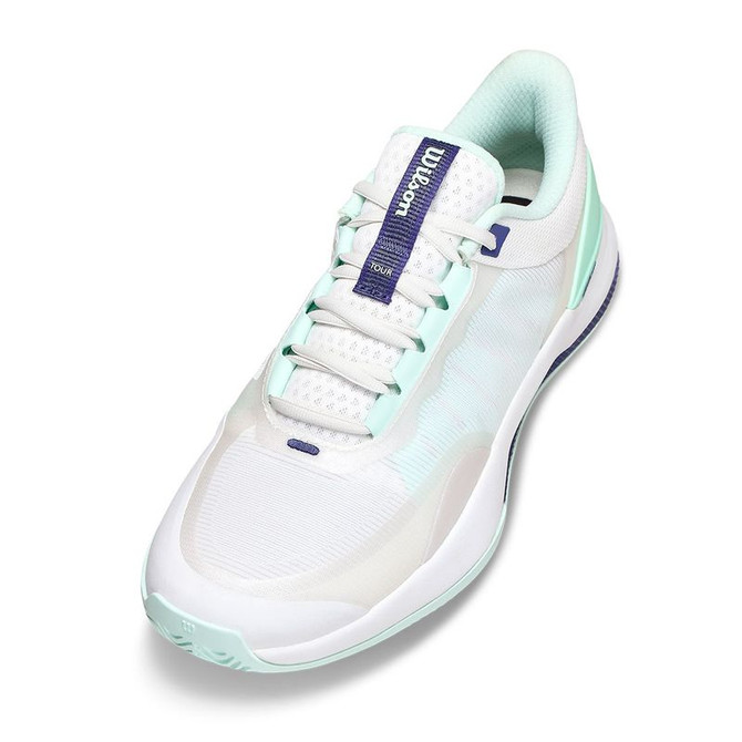 Wilson Intrigue Tour Womens Tennis Shoe - White/Bay/Skipper Blue - 6