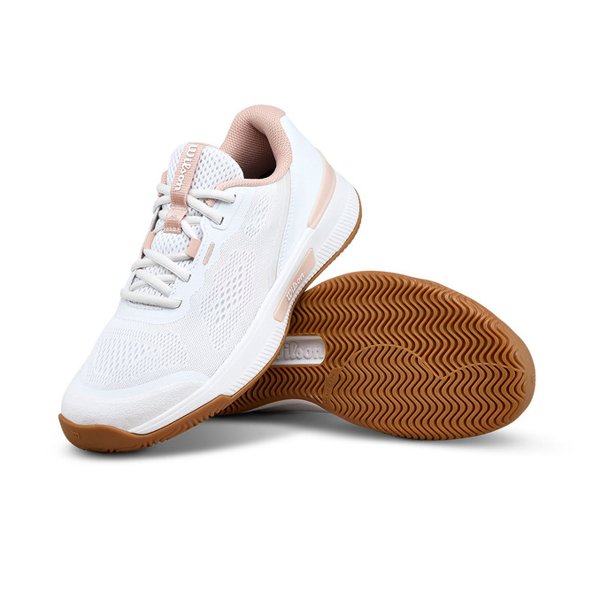 Wilson Intrigue Pro Womens Tennis Shoe - White/Cameo Rose/Gum