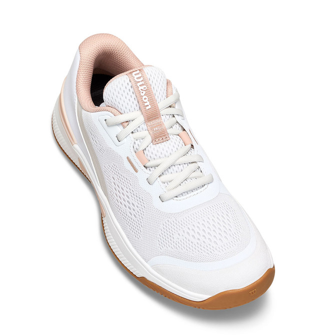 Wilson Intrigue Pro Womens Tennis Shoe - White/Cameo Rose/Gum