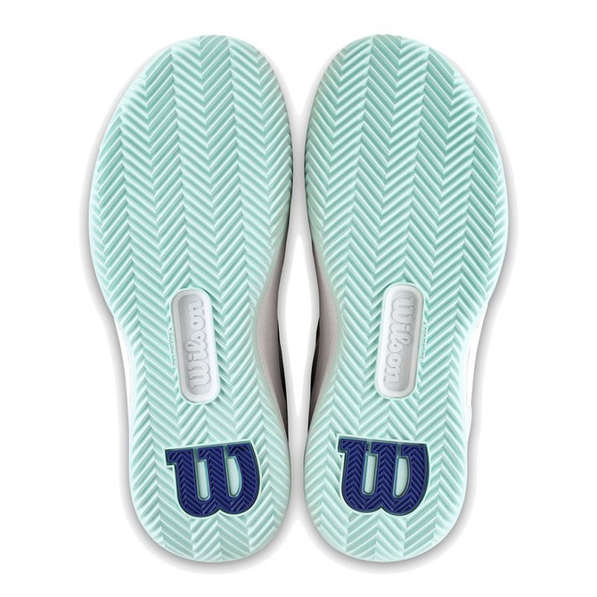 Wilson Intrigue Pro Womens Clay Tennis Shoe - White/Bay/Skipper Blue - 2