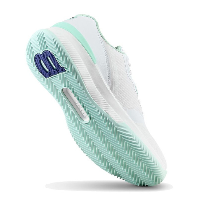 Wilson Intrigue Pro Womens Clay Tennis Shoe - White/Bay/Skipper Blue - 5