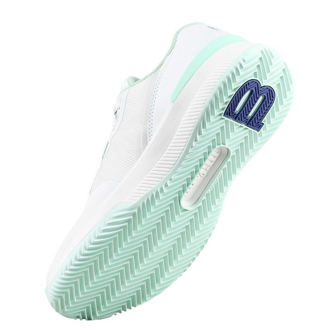 Wilson Intrigue Pro Womens Clay Tennis Shoe - White/Bay/Skipper Blue - 7