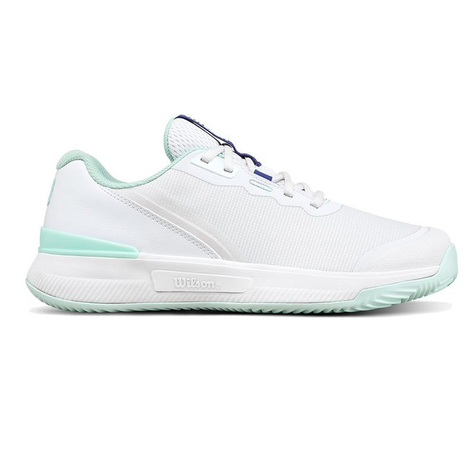 Wilson Intrigue Pro Womens Clay Tennis Shoe - White/Bay/Skipper Blue