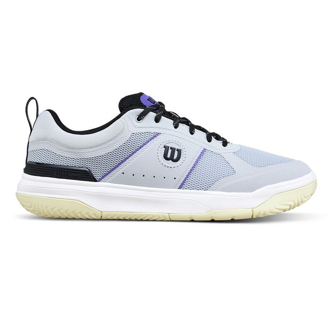 Wilson Pickle Pro Mens Pickleball Shoe - Gray Dawn/Black/Tender Yellow - 11