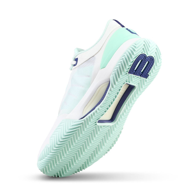 Wilson Intrigue Tour Womens Clay Tennis Shoe - White/Bay/Skipper Blue