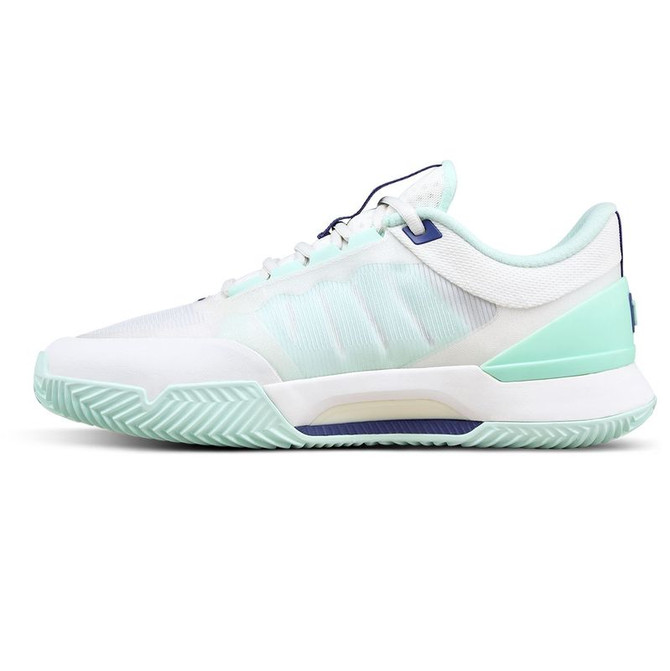 Wilson Intrigue Tour Womens Clay Tennis Shoe - White/Bay/Skipper Blue - 4
