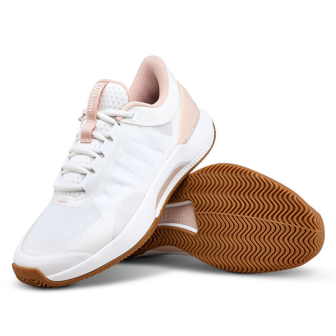 Wilson Intrigue Tour Womens Tennis Shoe - White/Cameo Rose/Gum