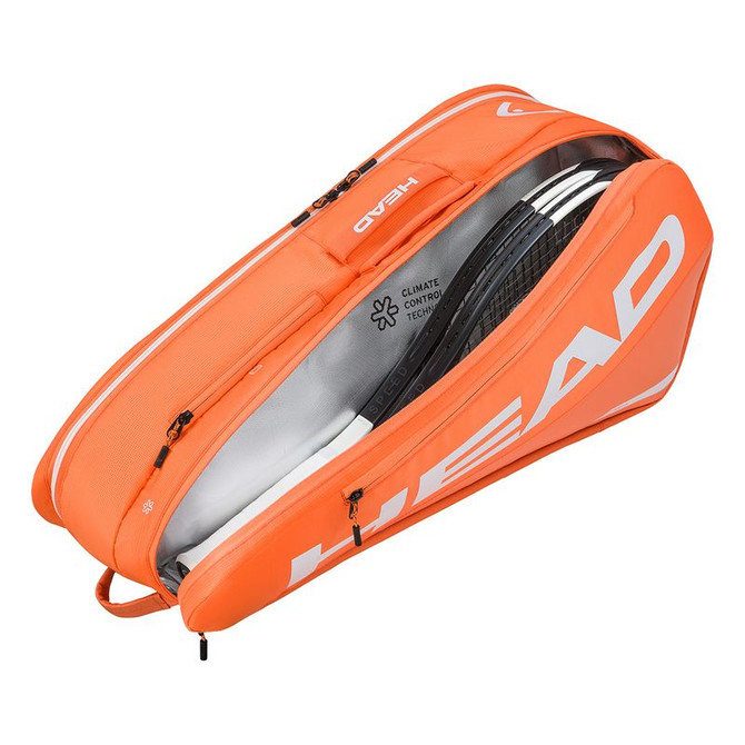 Head Tour Racquet Bag M 6R - Orange - 2