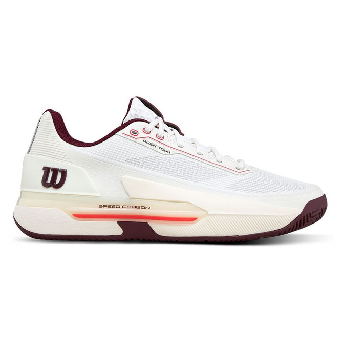 Wilson Rush 5 Tour BTT Mens Tennis Shoe - White/Port Royal/Vanilla