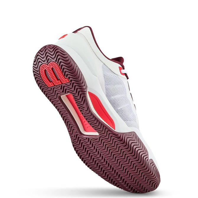 Wilson Intrigue Tour BTT Womens Tennis Shoe - White/Port Royal/Infrared - Final Sale - 2