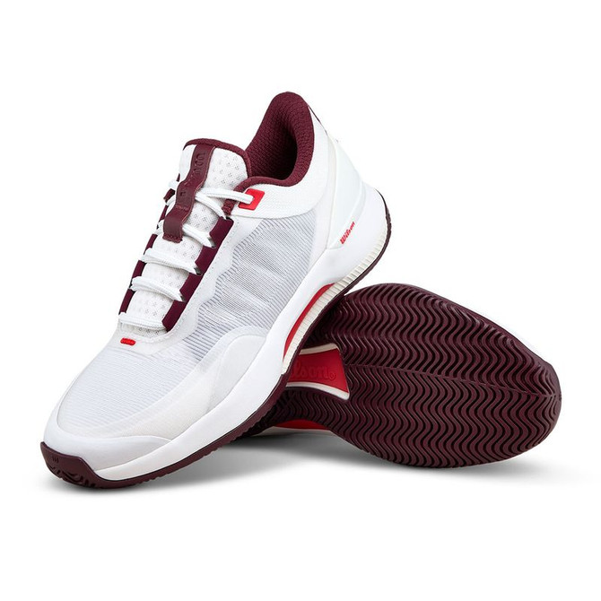 Wilson Intrigue Tour BTT Womens Tennis Shoe - White/Port Royal/Infrared - Final Sale - 7