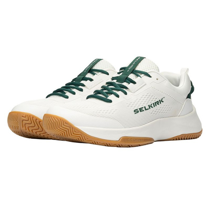 Selkirk CourtStrike 2.0 Mens Pickleball Shoe - White/Pine Gum - 4