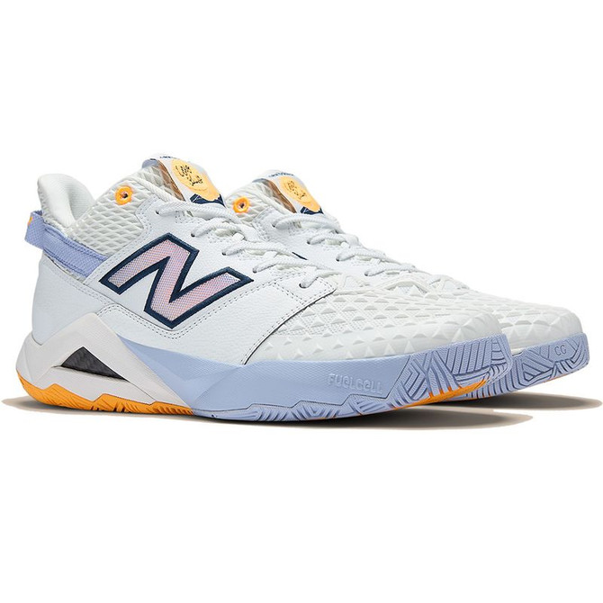 New Balance Coco CG2 (D) Womens Tennis Shoe - White/Purple - 4