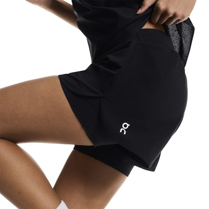 On 2 in 1 Court Short - Black - 5
