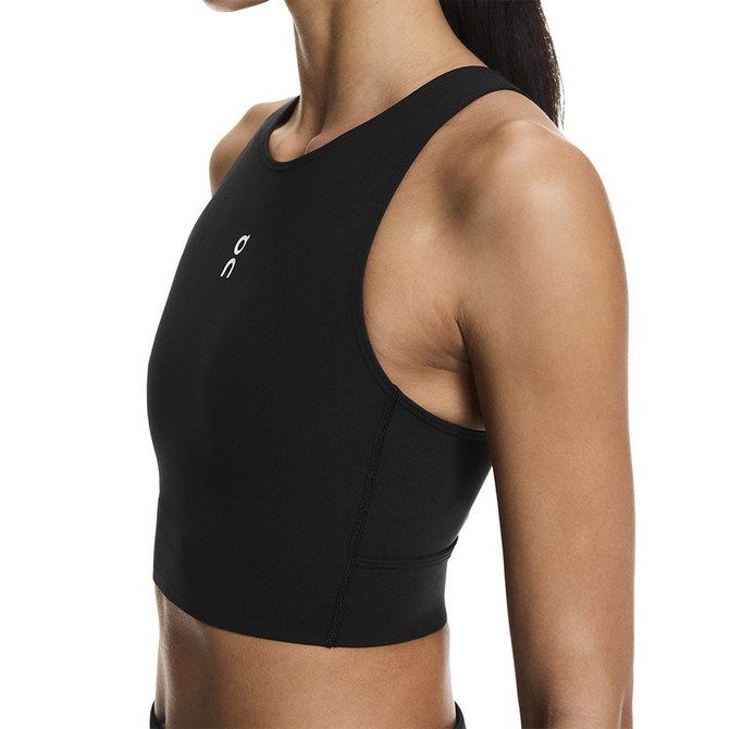 On Court Crop Top - Black - 5