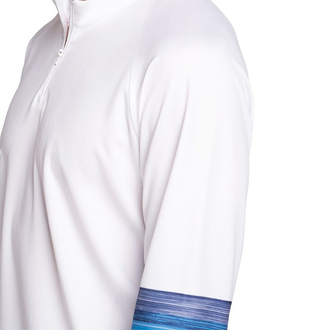 K Swiss Downforce 1/4 Zip Long Sleeve - Peacoat - 4