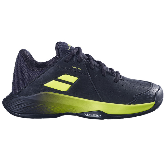 Babolat Propulse 3 All Court Junior Tennis Shoe - Black/Aero Yellow