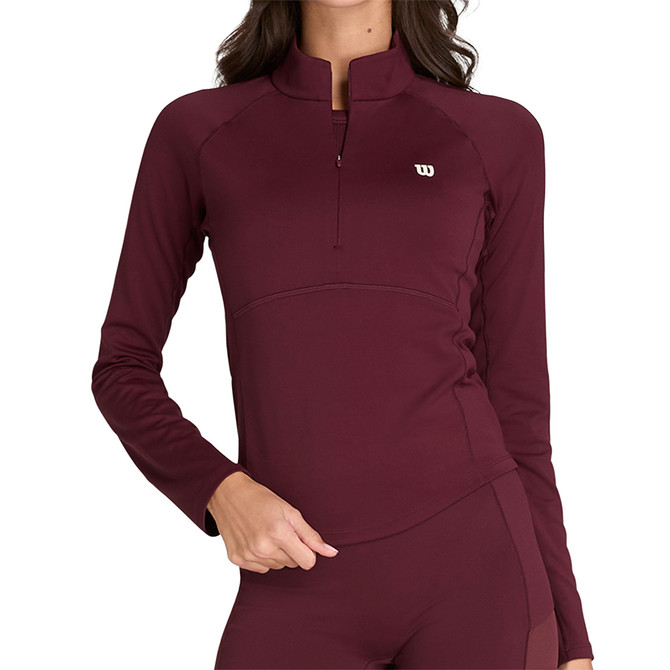 Wilson Baseline 1/2 Zip Long Sleeve Top - Port Royale