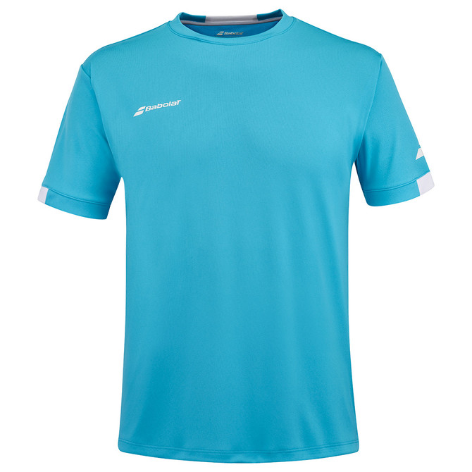 Babolat Play Crew Neck Shirt - Cyan Blue