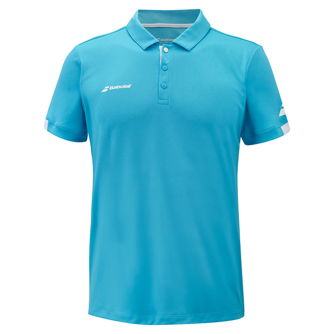 Babolat Play Polo Shirt - Cyan Blue