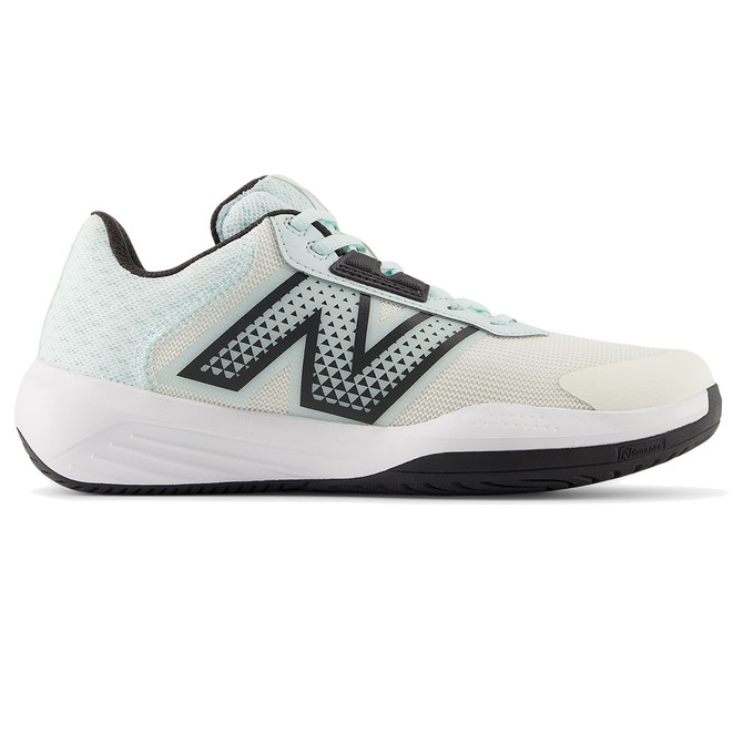 New Balance 696v6 (D) Womens Tennis Shoe - Sea Salt/Glint Blue/White