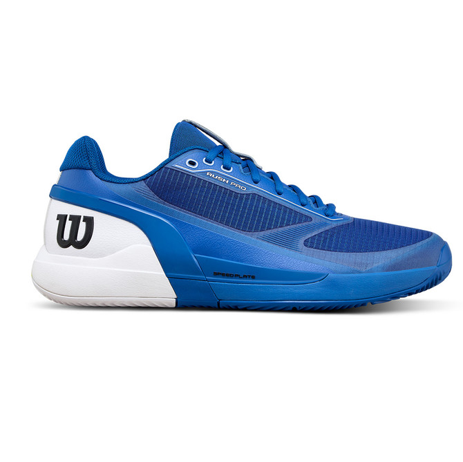 Wilson Rush Pro 5 Mens Clay Tennis Shoe - Deja Vu Blue/White/Black