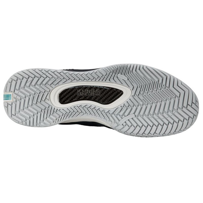 K Swiss Hypercourt Pinnacle Mens Tennis Shoe - Carbon/Blanc deBlanc/Baltic