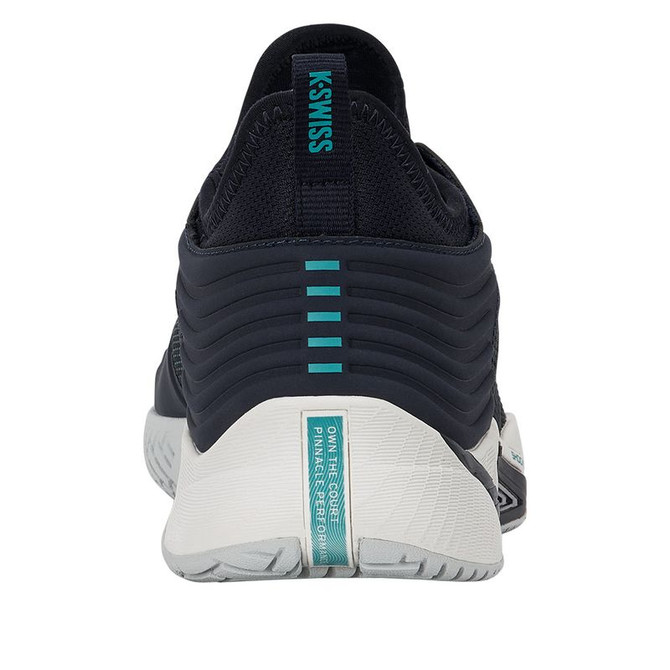 K Swiss Hypercourt Pinnacle Mens Tennis Shoe - Carbon/Blanc deBlanc/Baltic