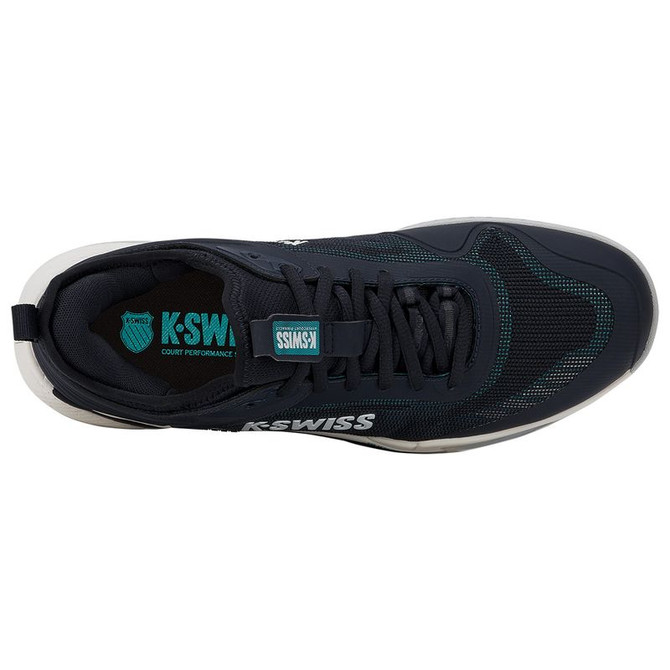 K Swiss Hypercourt Pinnacle Mens Tennis Shoe - Carbon/Blanc deBlanc/Baltic