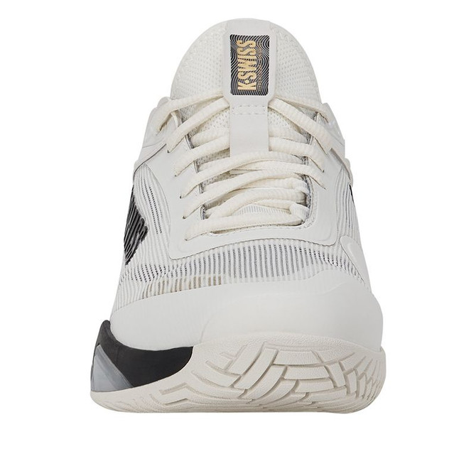 K Swiss Hypercourt Pinnacle Mens Tennis Shoe - Blanc de Blanc/Moonless Night/Gold