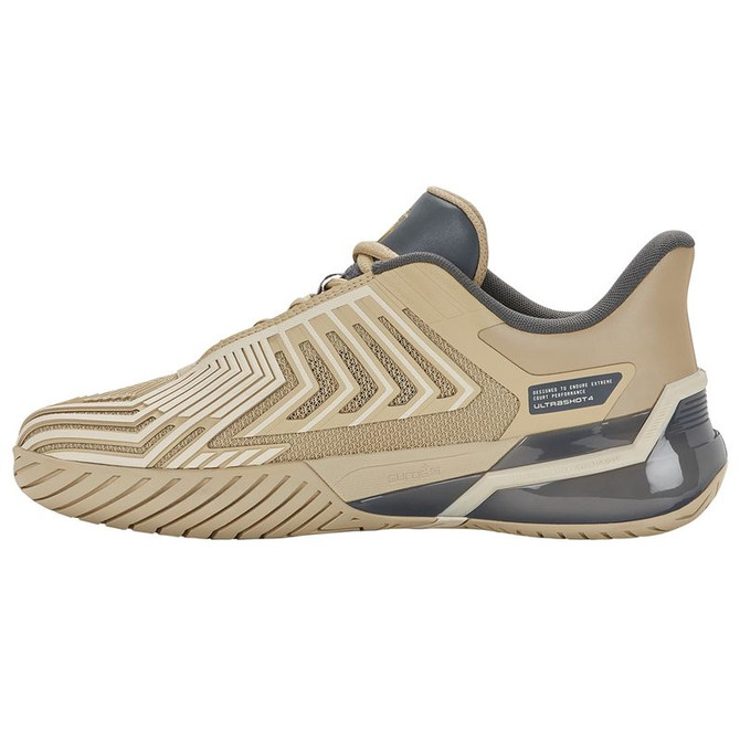 K Swiss Ultrashot 4 Mens Tennis Shoe - Pale Khaki/Turbulence/Whitecap Grey