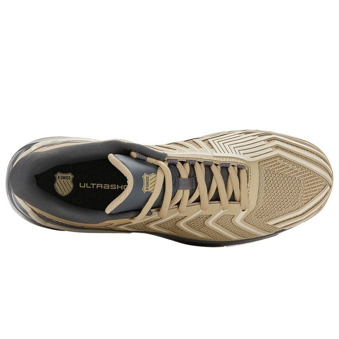 K Swiss Ultrashot 4 Mens Tennis Shoe - Pale Khaki/Turbulence/Whitecap Grey