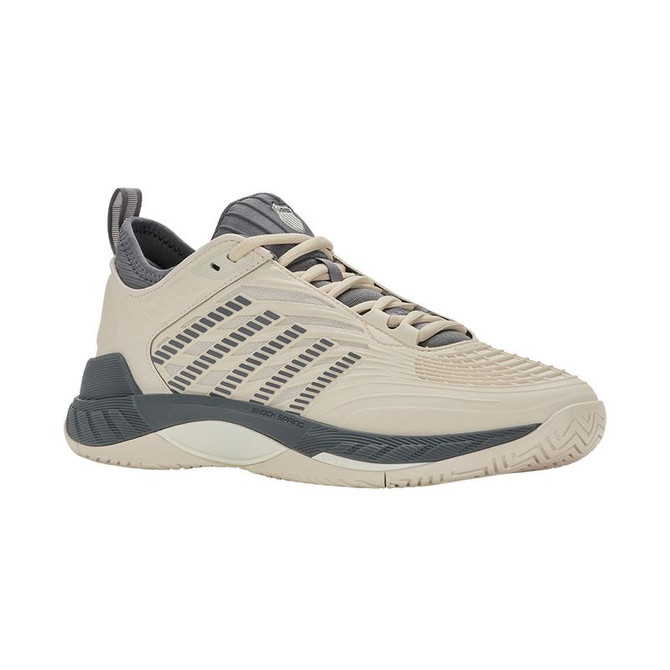 K Swiss Hypercourt Supreme 2 Mens Tennis Shoe - Whitecap Grey/Turbulence/Egret