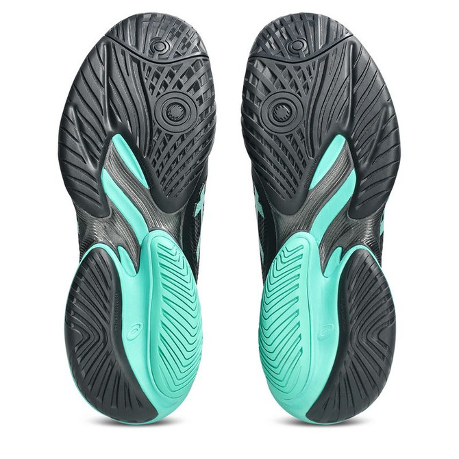 Asics Court FF 3 Mens Tennis Shoe - Black/Aurora Green