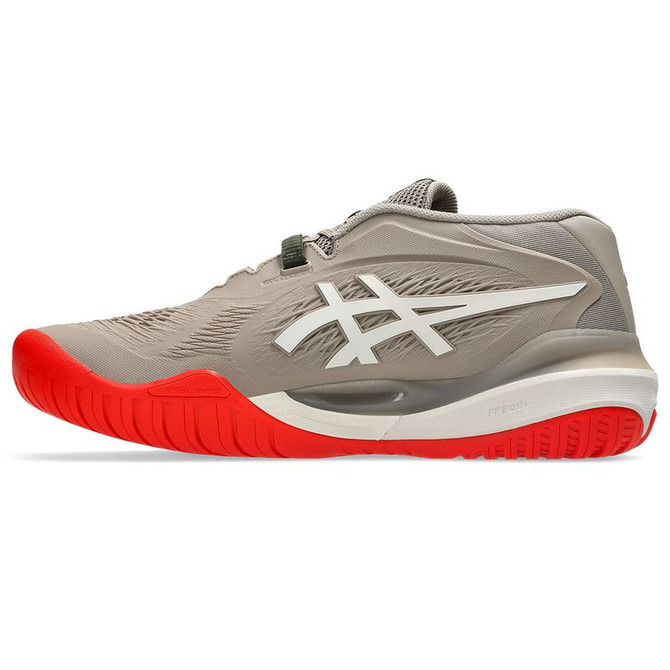Asics Resolution X Mens Tennis Shoe - Greige/Soft Oat
