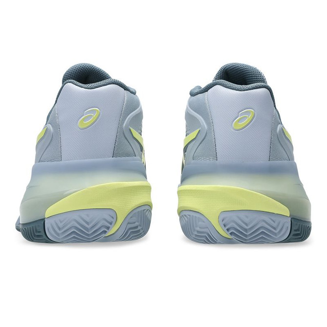 Asics Gel Resolution X Mens Clay Tennis Shoe - Grey Blue/Pistachio