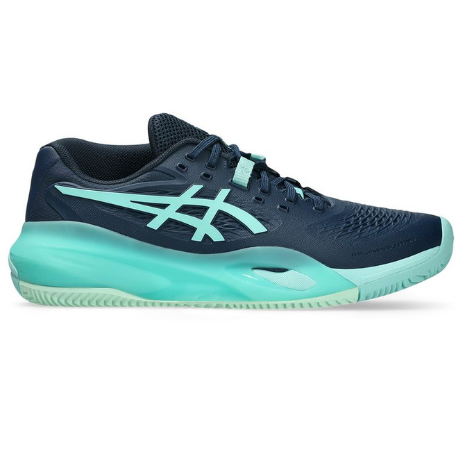 Asics Gel Resolution X Mens Clay Tennis Shoe - Night Sky/Illuminate Mint