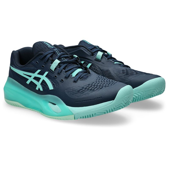 Asics Gel Resolution X Mens Clay Tennis Shoe - Night Sky/Illuminate Mint