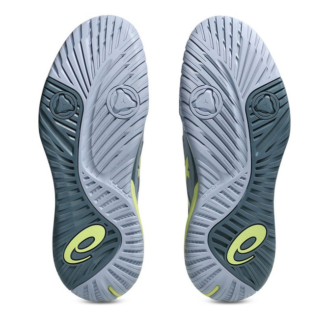 Asics Gel Resolution X Mens Wide (2E) Tennis Shoe - Grey Blue/Pistachio