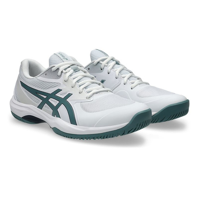 Asics Gel Game FF Mens Tennis Shoe - White/Foggy Teal
