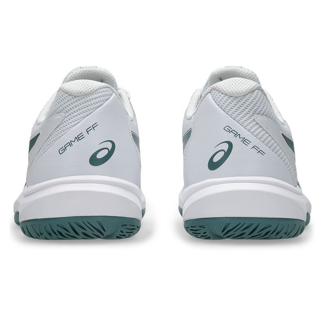 Asics Gel Game FF Mens Tennis Shoe - White/Foggy Teal