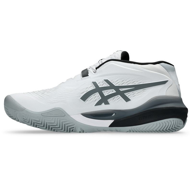 Asics Gel Resolution X Mens Padel Shoe - White/Steel Grey