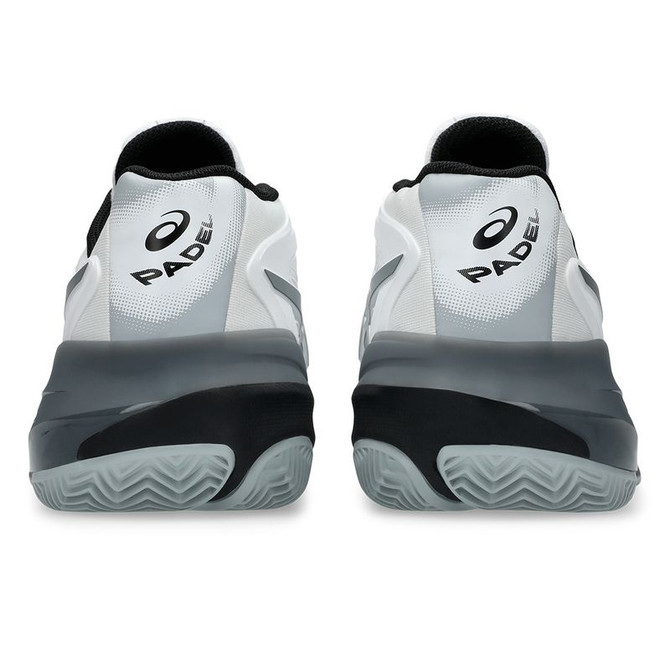 Asics Gel Resolution X Mens Padel Shoe - White/Steel Grey