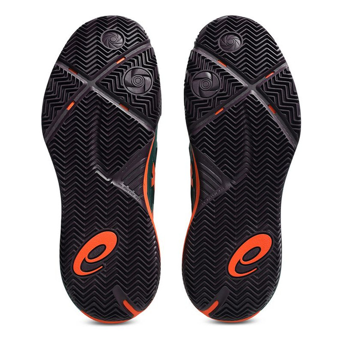 Asics Gel Resolution X Mens Padel Shoe - Jewel Green/Energy Orange