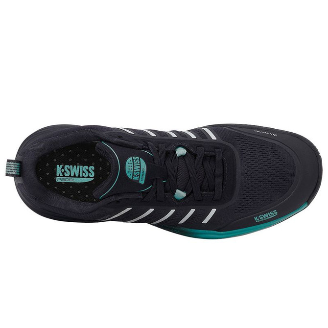 K Swiss Ultra Court Mens Padel Shoe - Carbon/Baltic/Glacier Gray